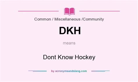 what does dkh mean